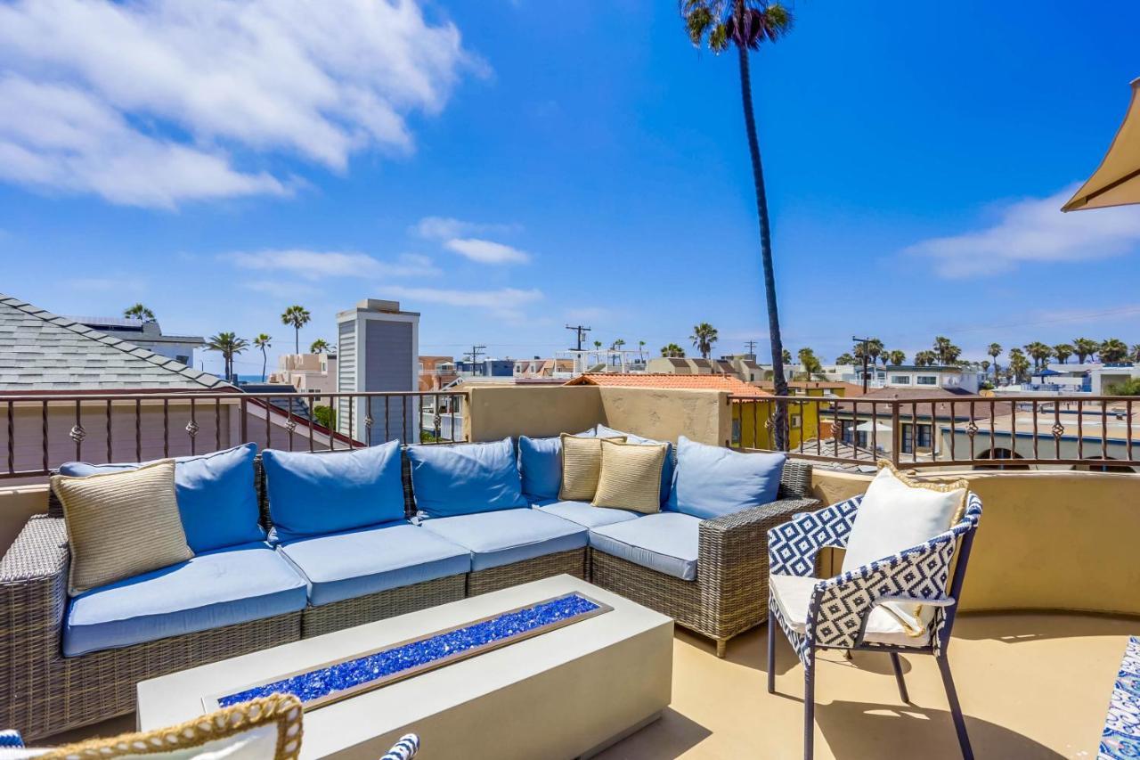 Stunning Ocean View Home W Rooftop Terrace, Firepit, Fast Wifi, Ac & Parking! 샌디에이고 외부 사진